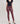 Liza Midrise Burgundy Lux Coated Skinny - level99jeans