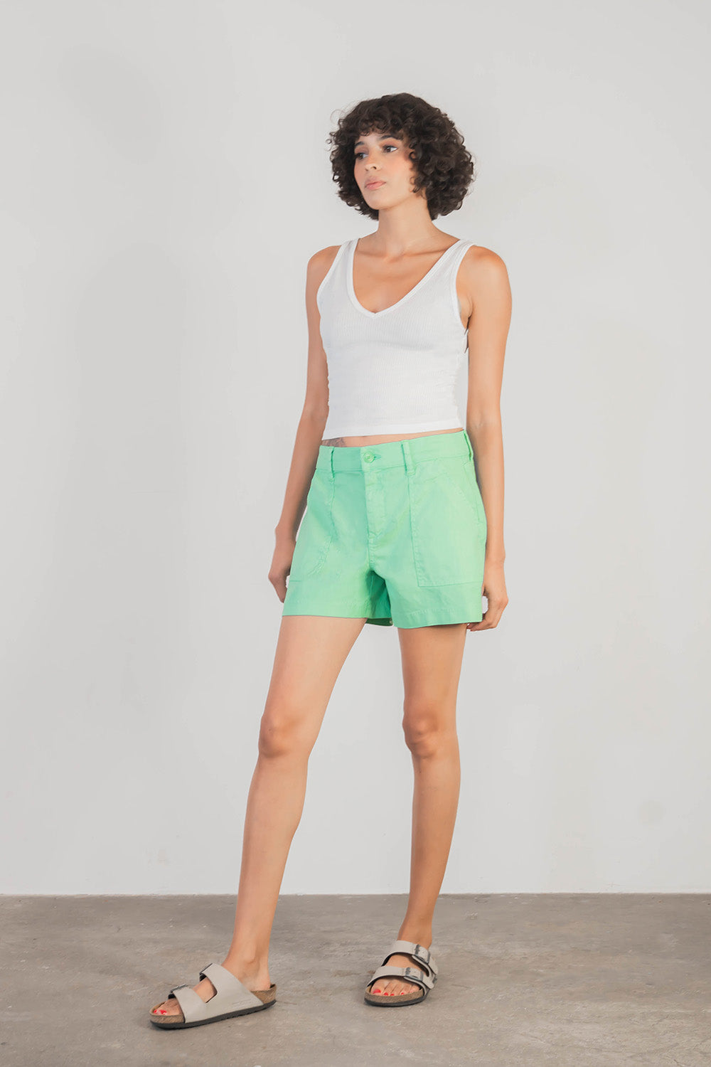 Cleo Relaxed Linen Shorts