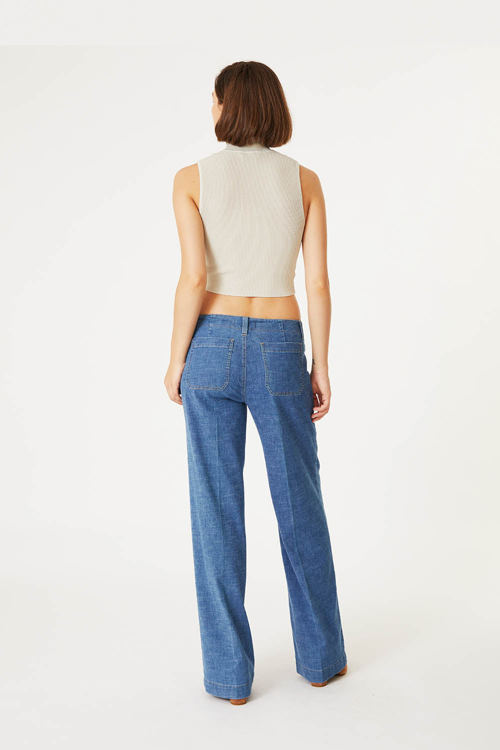 PIECES ladies jeans Pcama Hw Wide Jeans Lb Bc, blue (light blue denim PIECES ladies jeans Pcama Hw Wide Jeans Lb Bc, blue (light blue denim