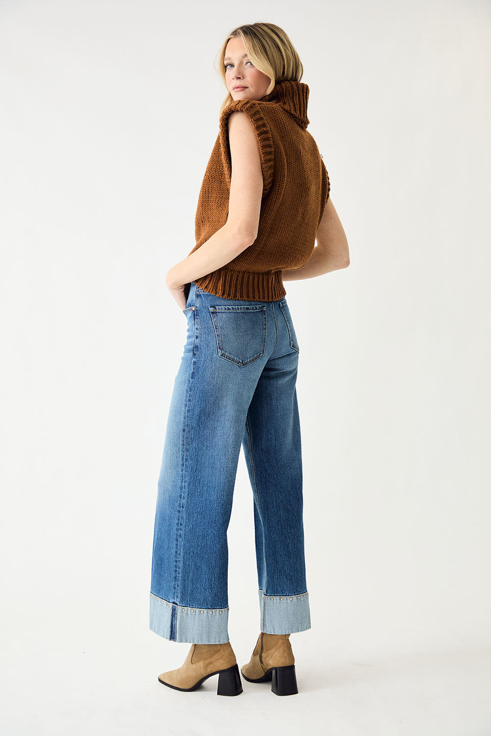 Parker Studded Hem Jean