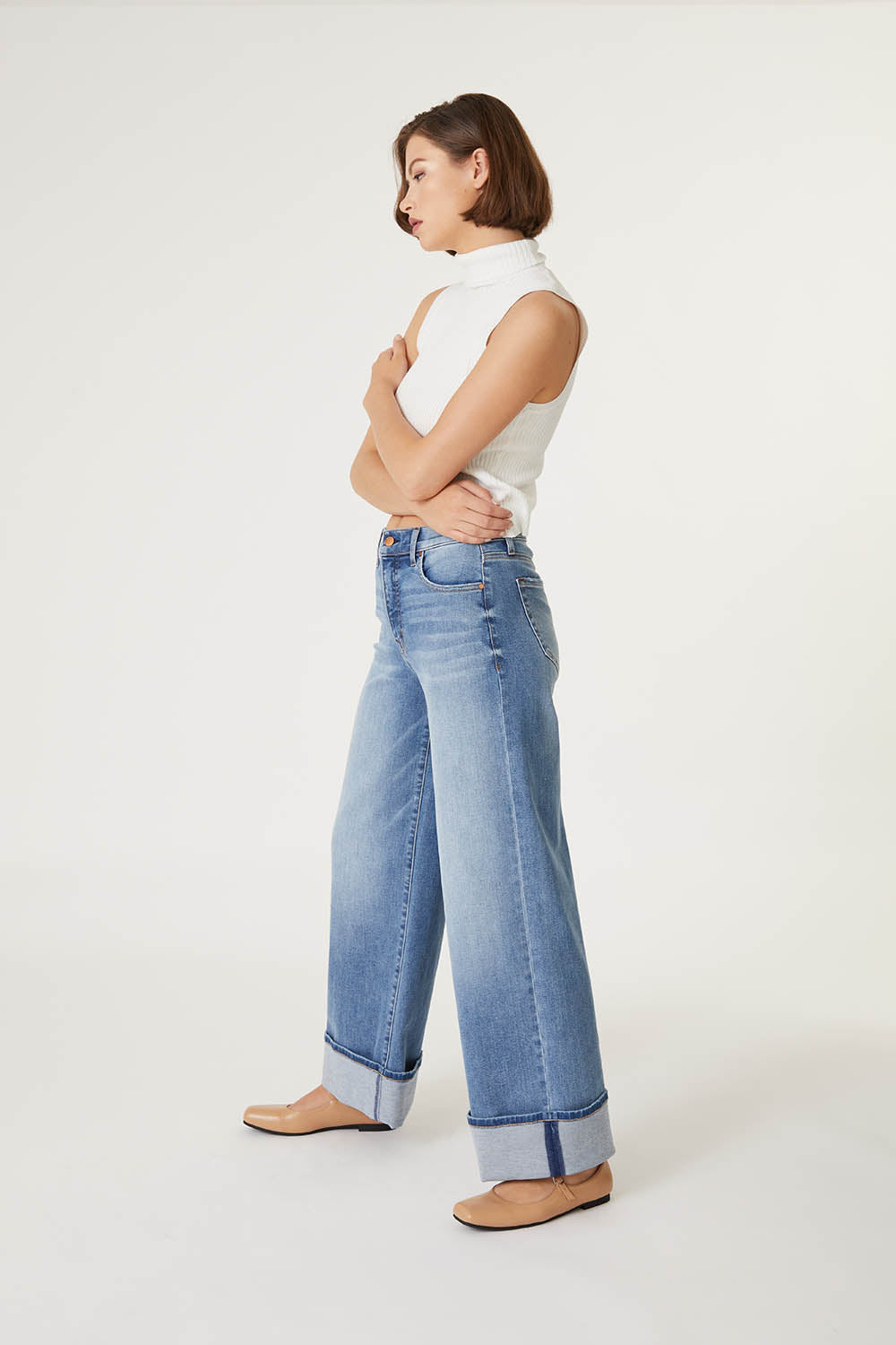 Tribecca Wide Cuff Jean
