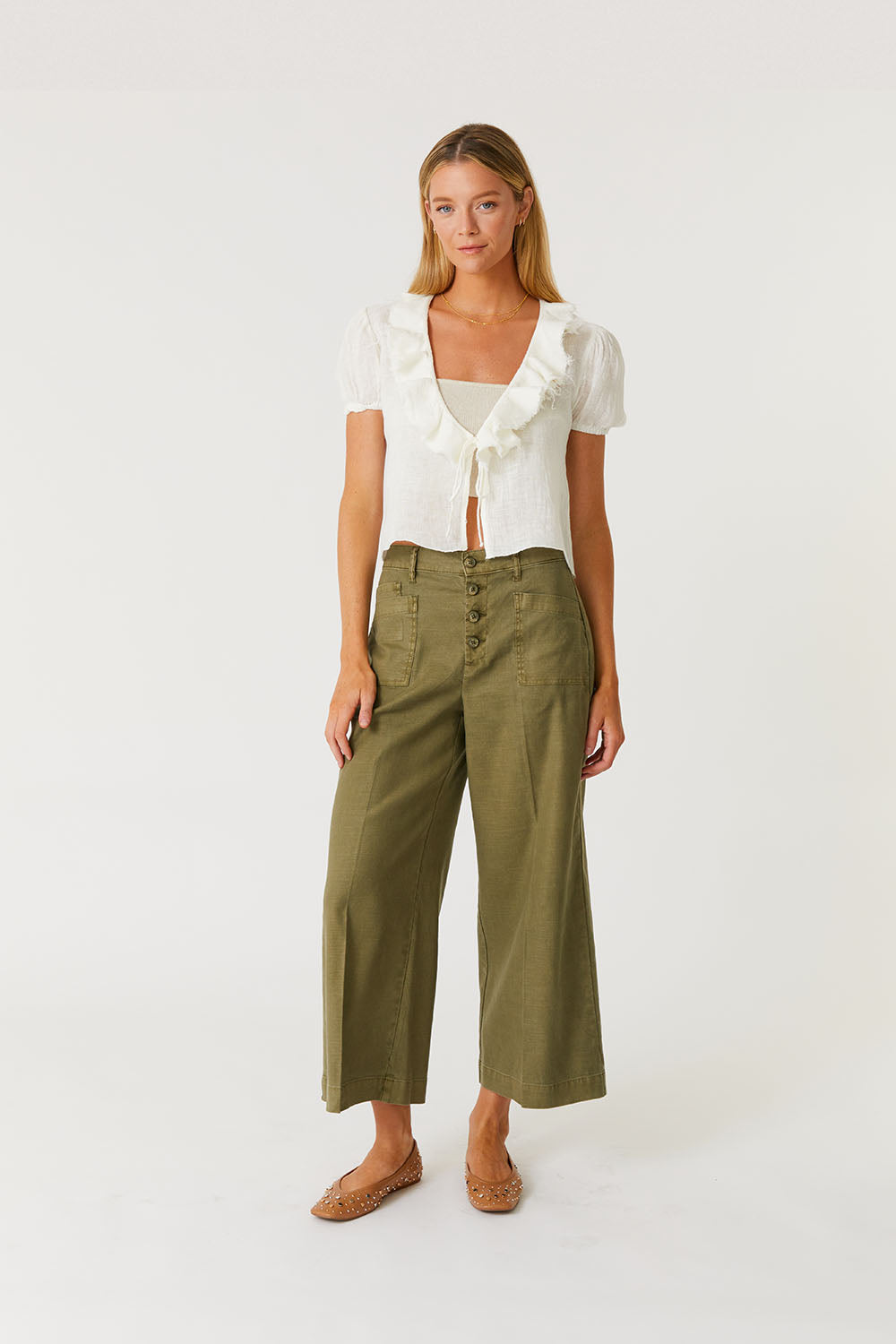 Sophia Effortless Crop Pant