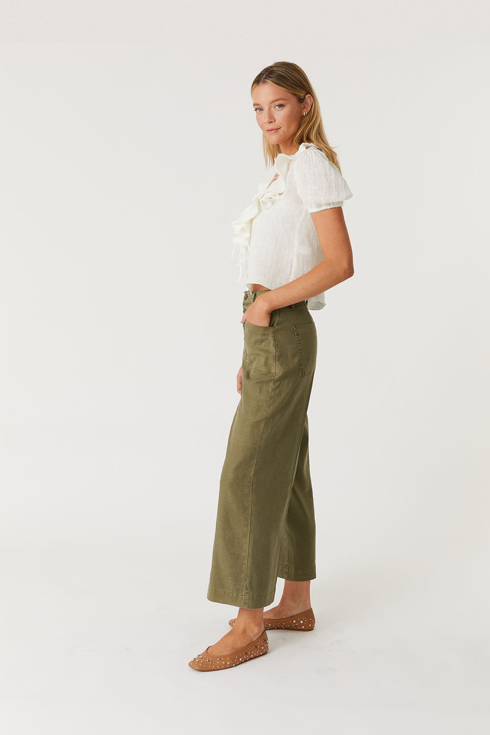 Sophia Effortless Crop Pant