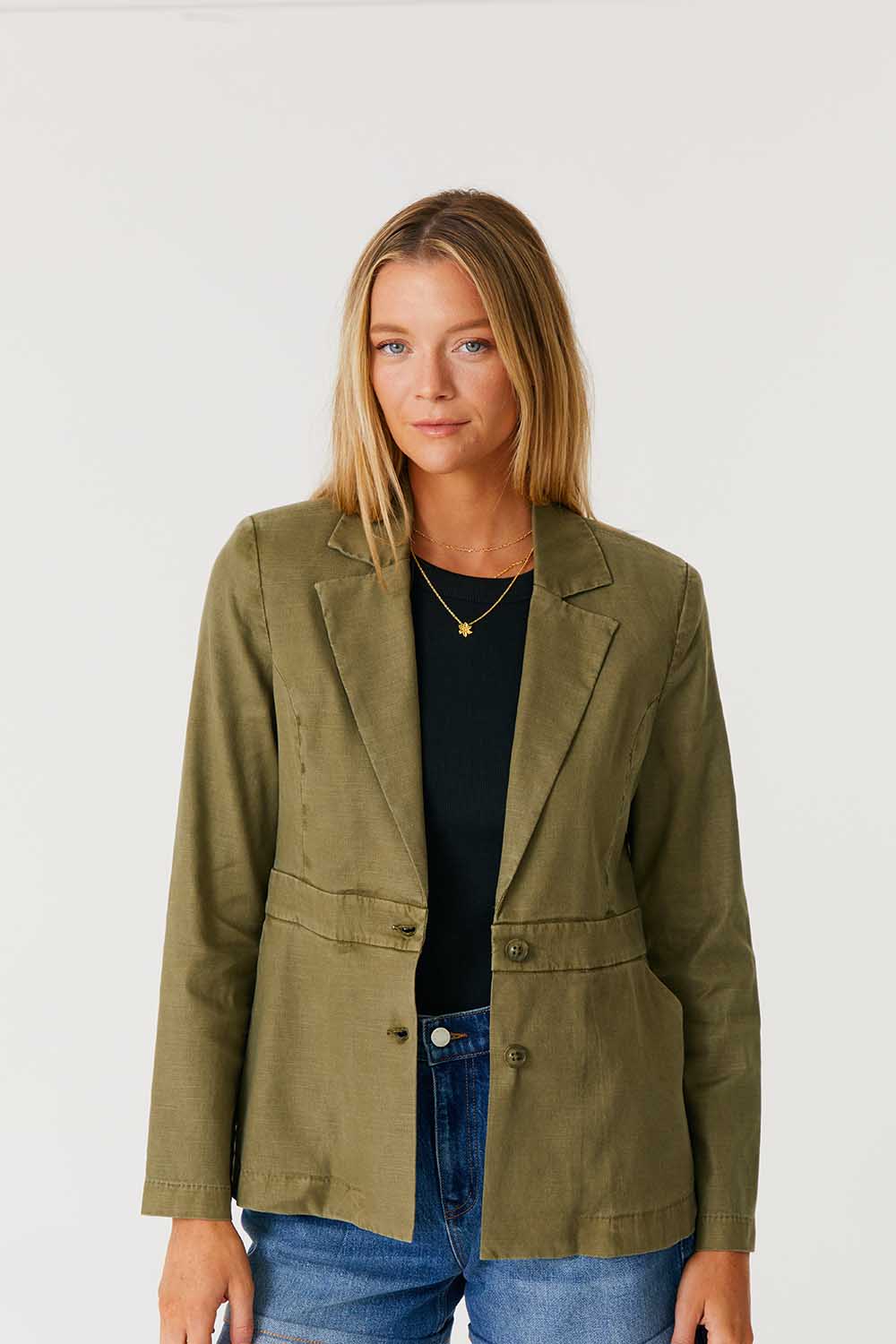 Lexie Linen Blazer