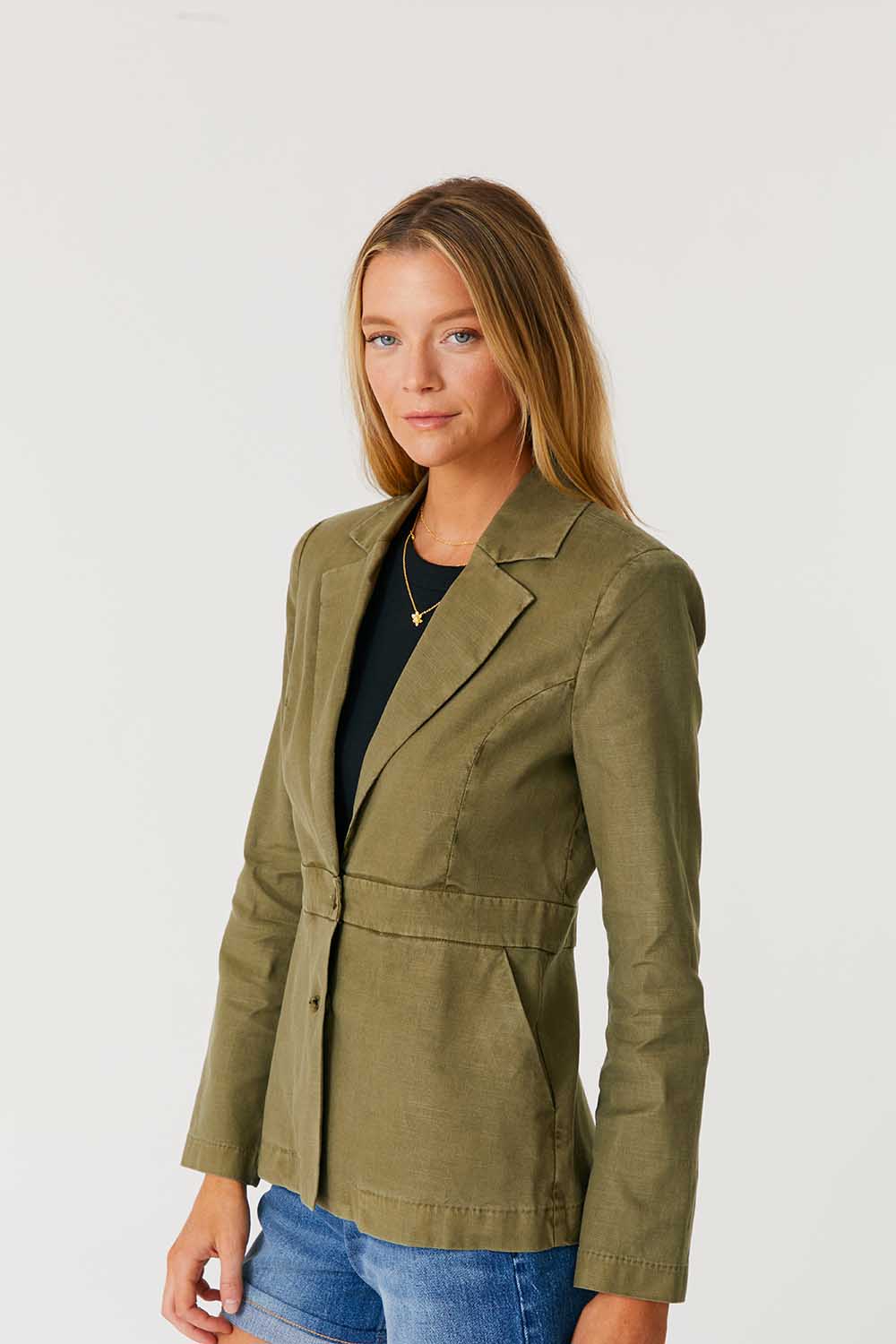 Lexie Linen Blazer