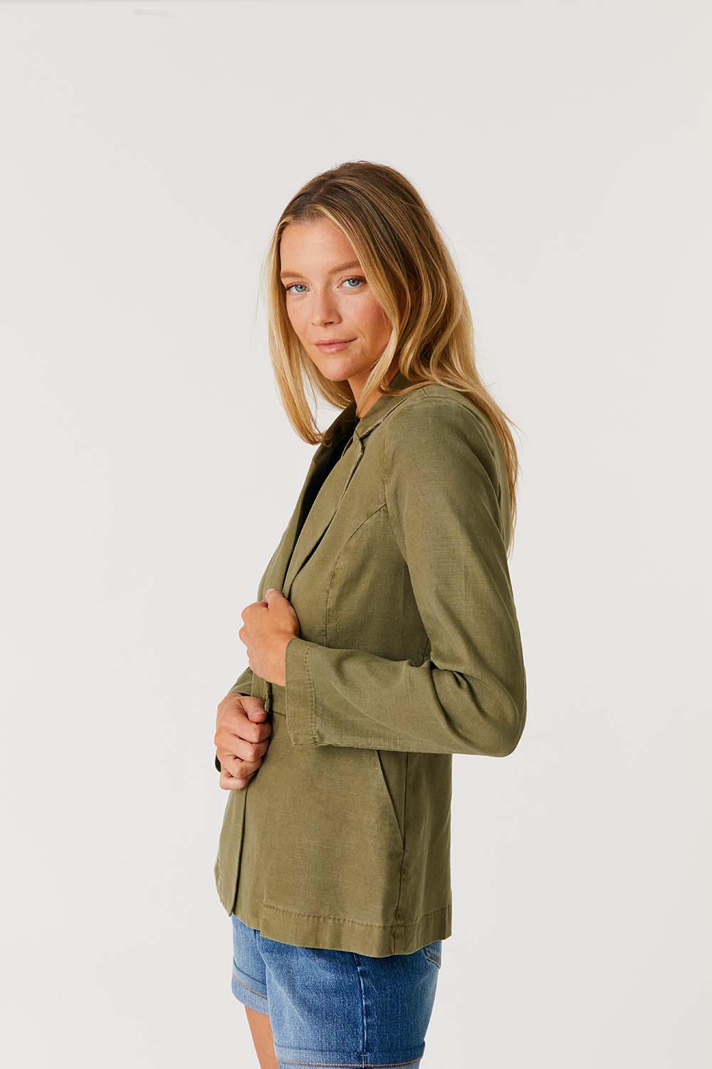 Lexie Linen Blazer