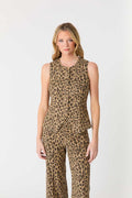 Sophia Leopard Print Vest