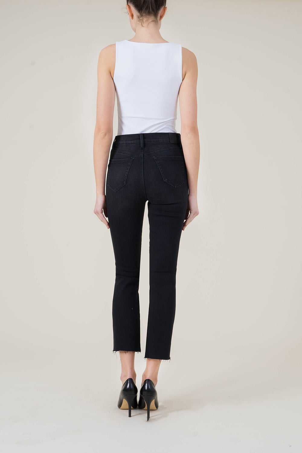 High Rise Straight Crop - level99jeans