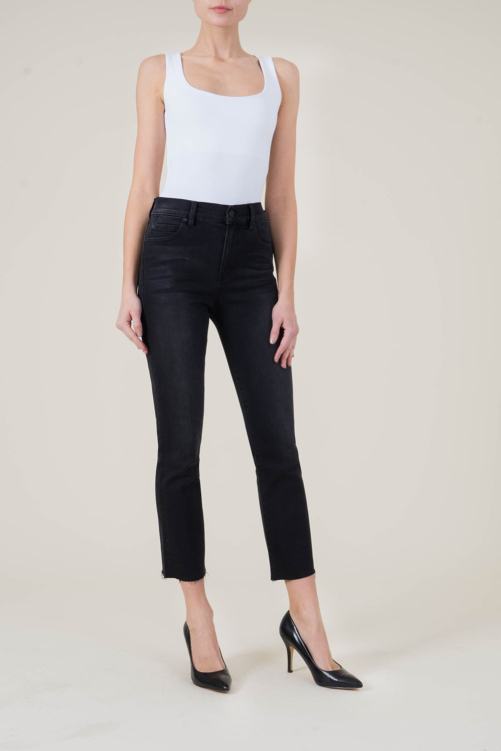 High Rise Straight Crop - level99jeans