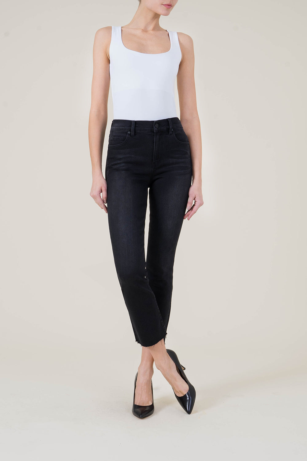 High Rise Straight Crop - level99jeans
