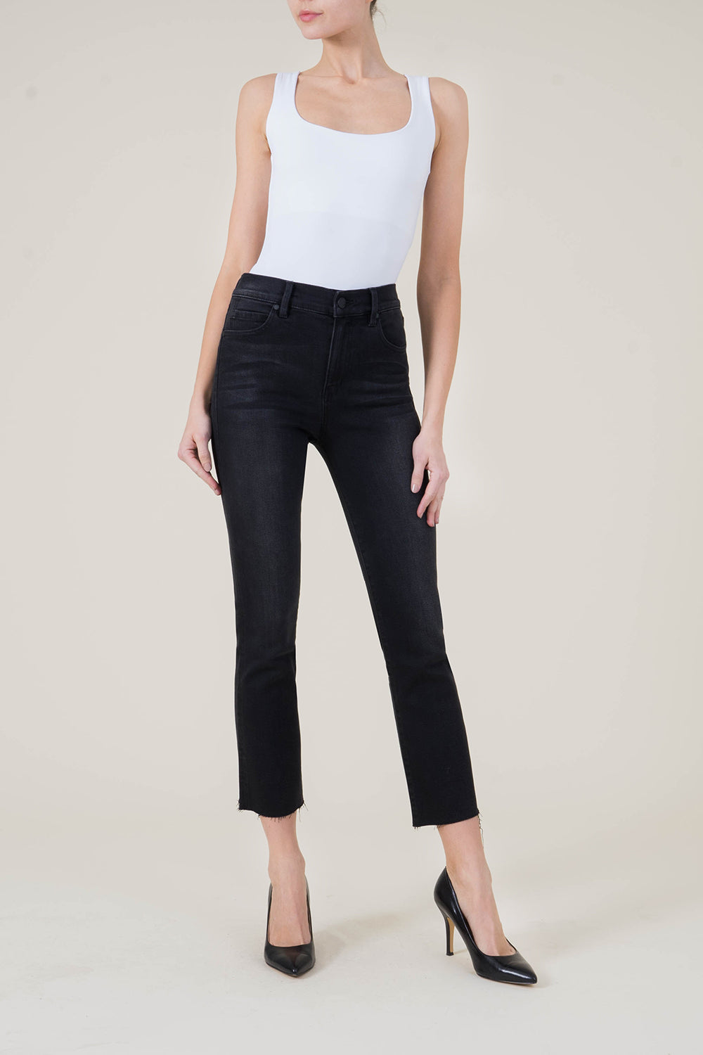 High Rise Straight Crop - level99jeans