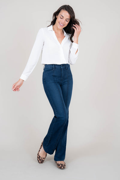 Carolyn Seamed Trouser - level99jeans