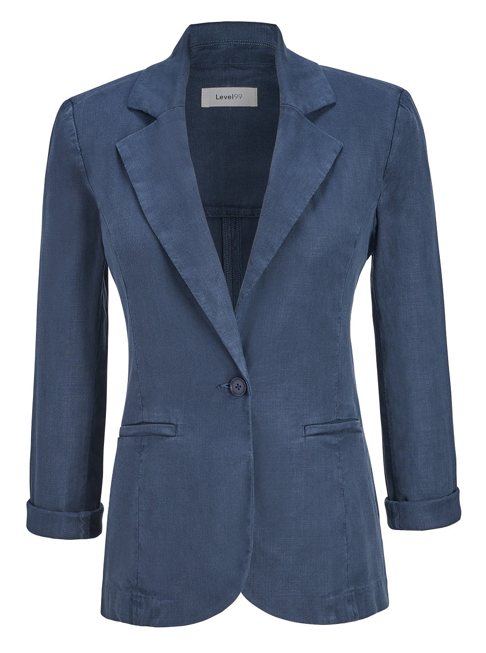 Loretta Stretch Linen Blazer - level99jeans