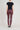 Liza Midrise Burgundy Lux Coated Skinny - level99jeans