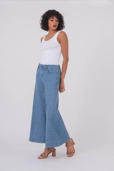 Denim by Nature™ Jena Wide Leg - Ankle Length