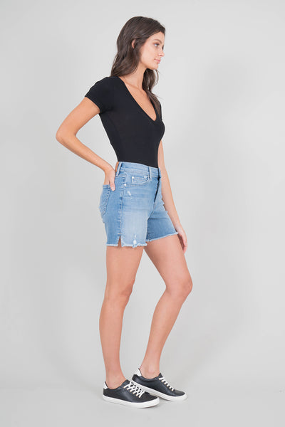 Morgan Button Fly Short - level99jeans