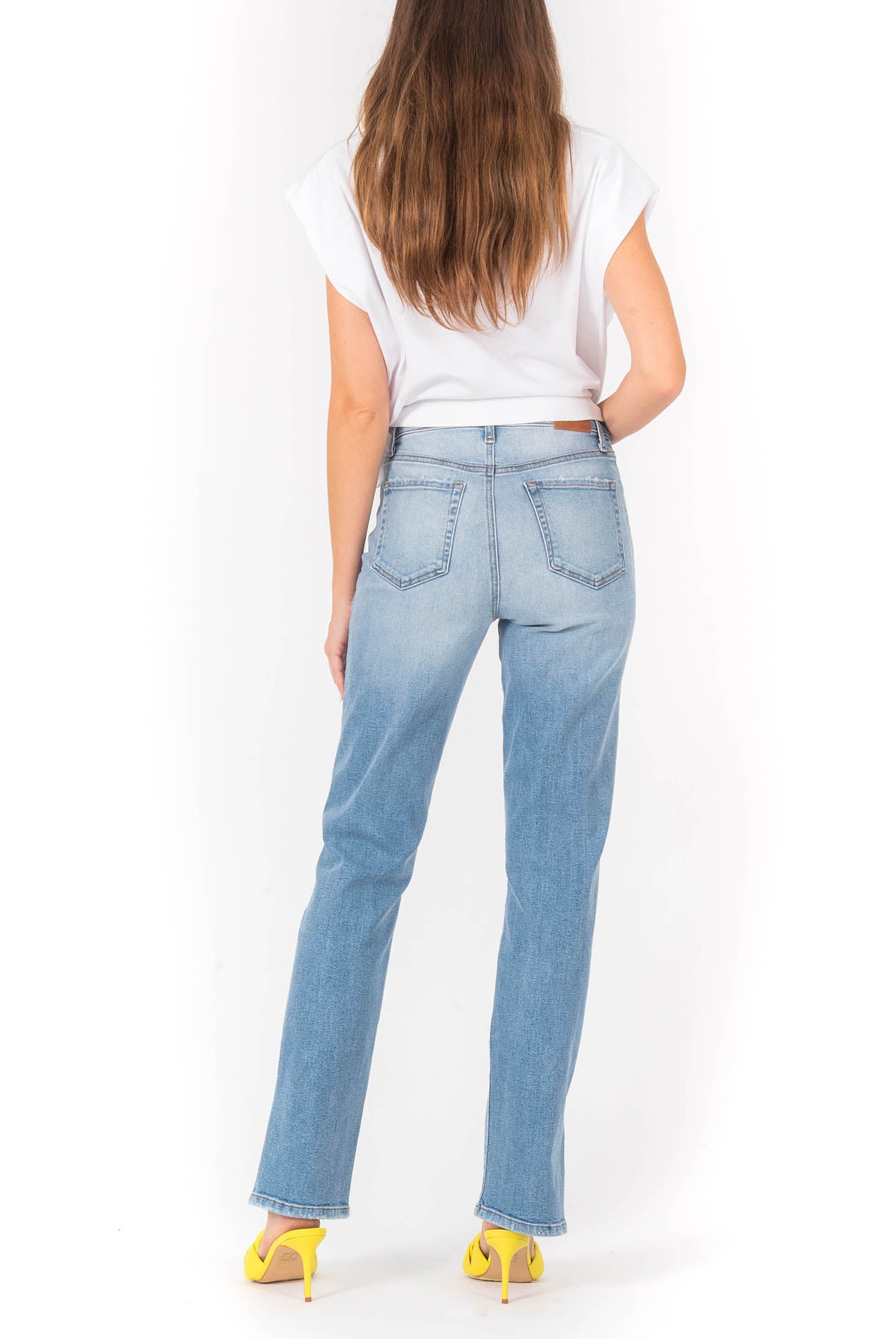 Cara Side Slit Slim Straight