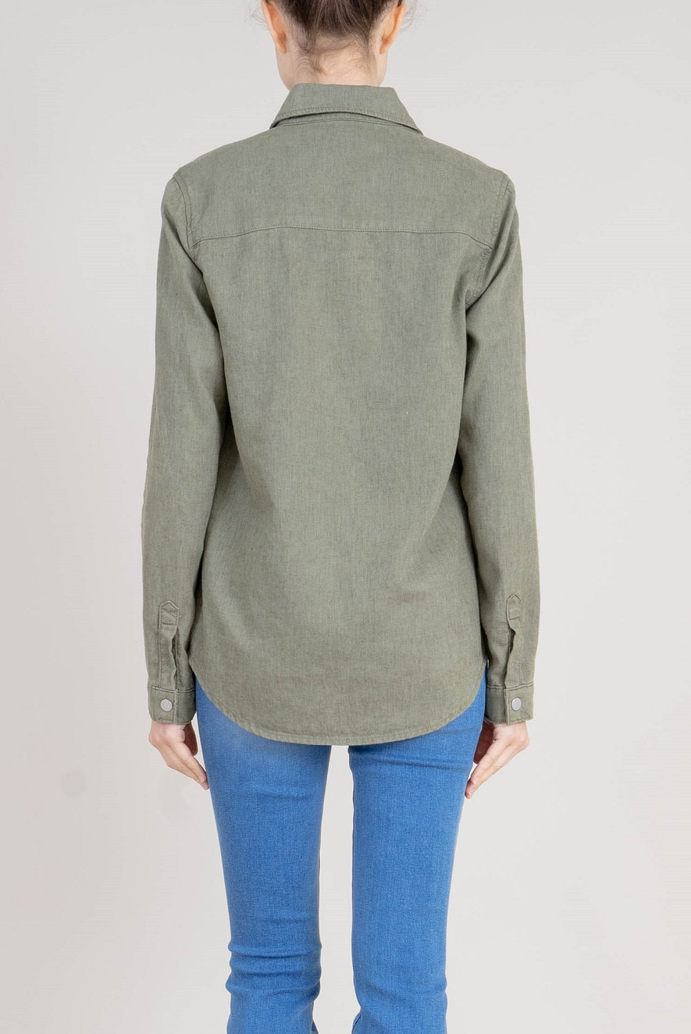 Gwen Linen Tencel Lightweight Chore Jacket - level99jeans