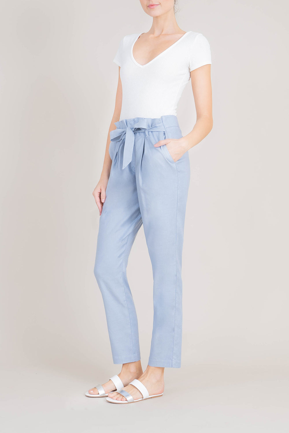 Cynthia Tie Waist Pant - level99jeans