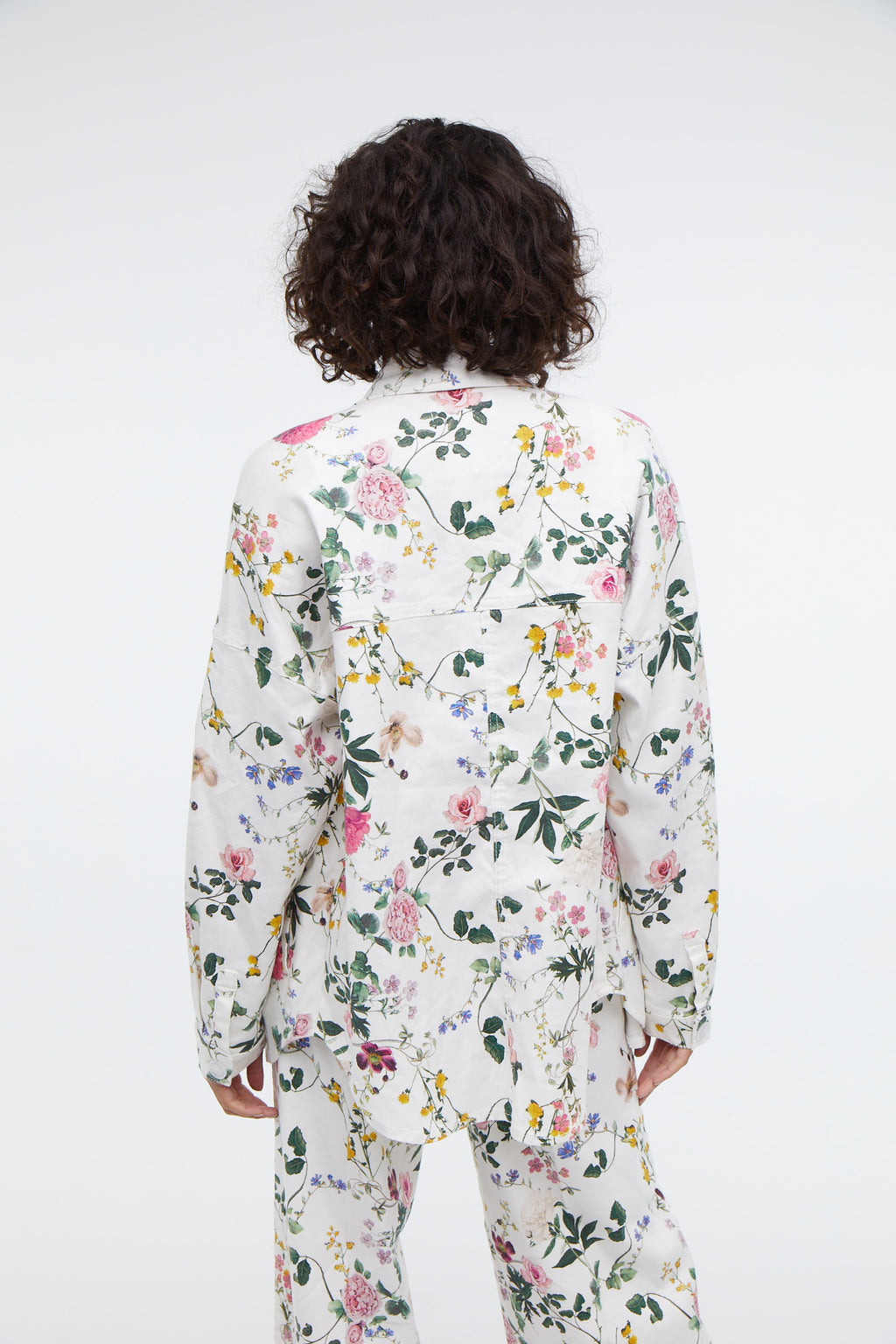 Upcycled Eloise Oversized Shirt Jacket