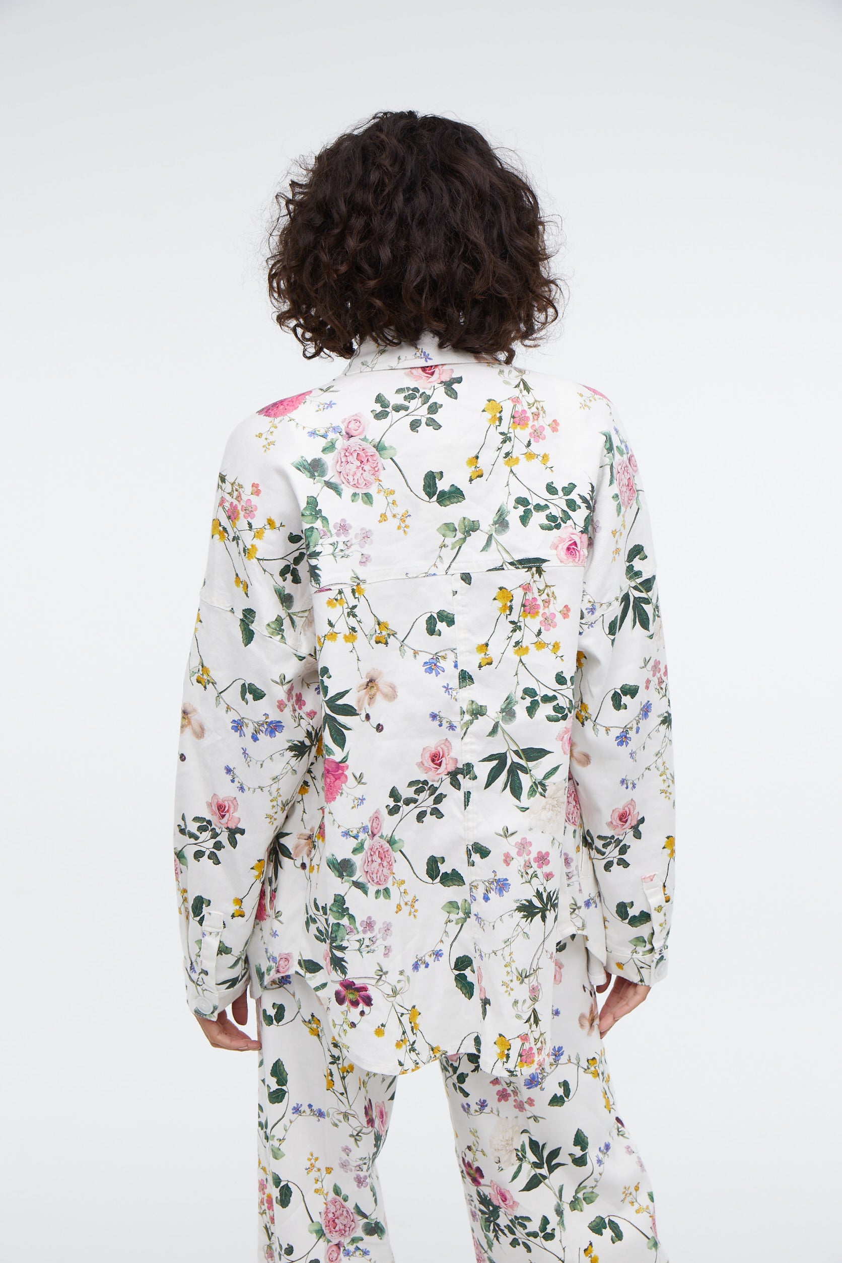 Upcycled Eloise Oversized Shirt Jacket