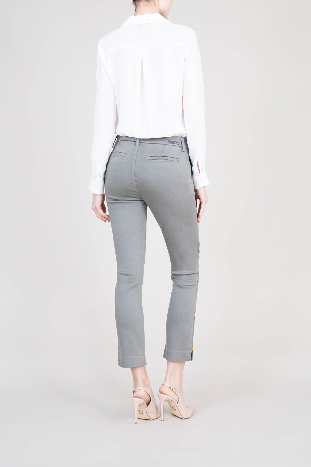 Brittany Zipper Hem Trouser - level99jeans