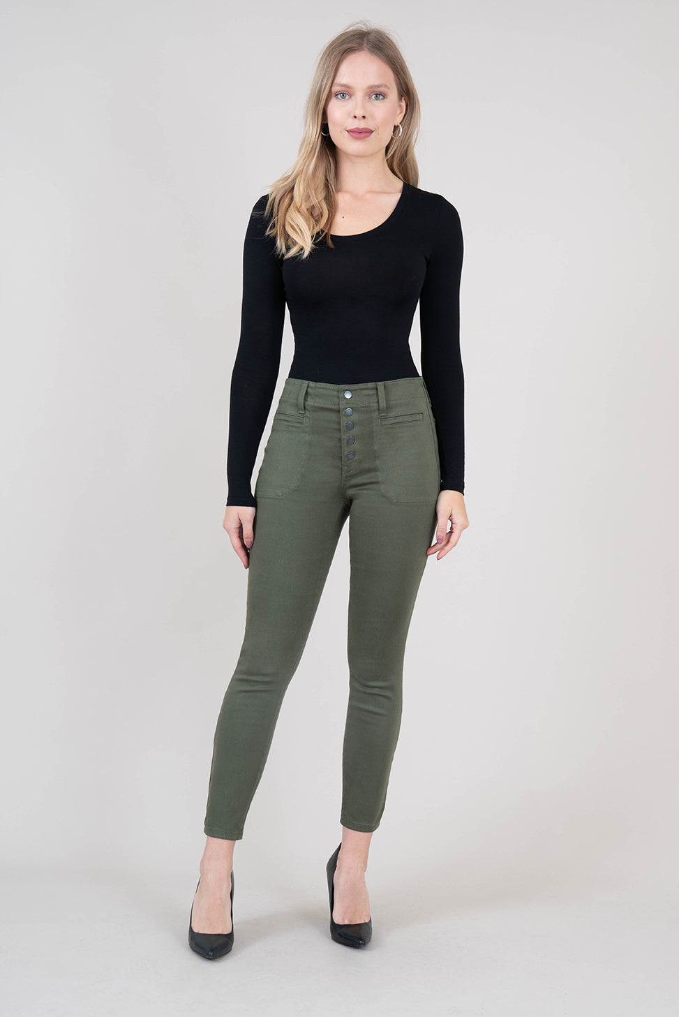 Petra Exposed Button Fly - level99jeans