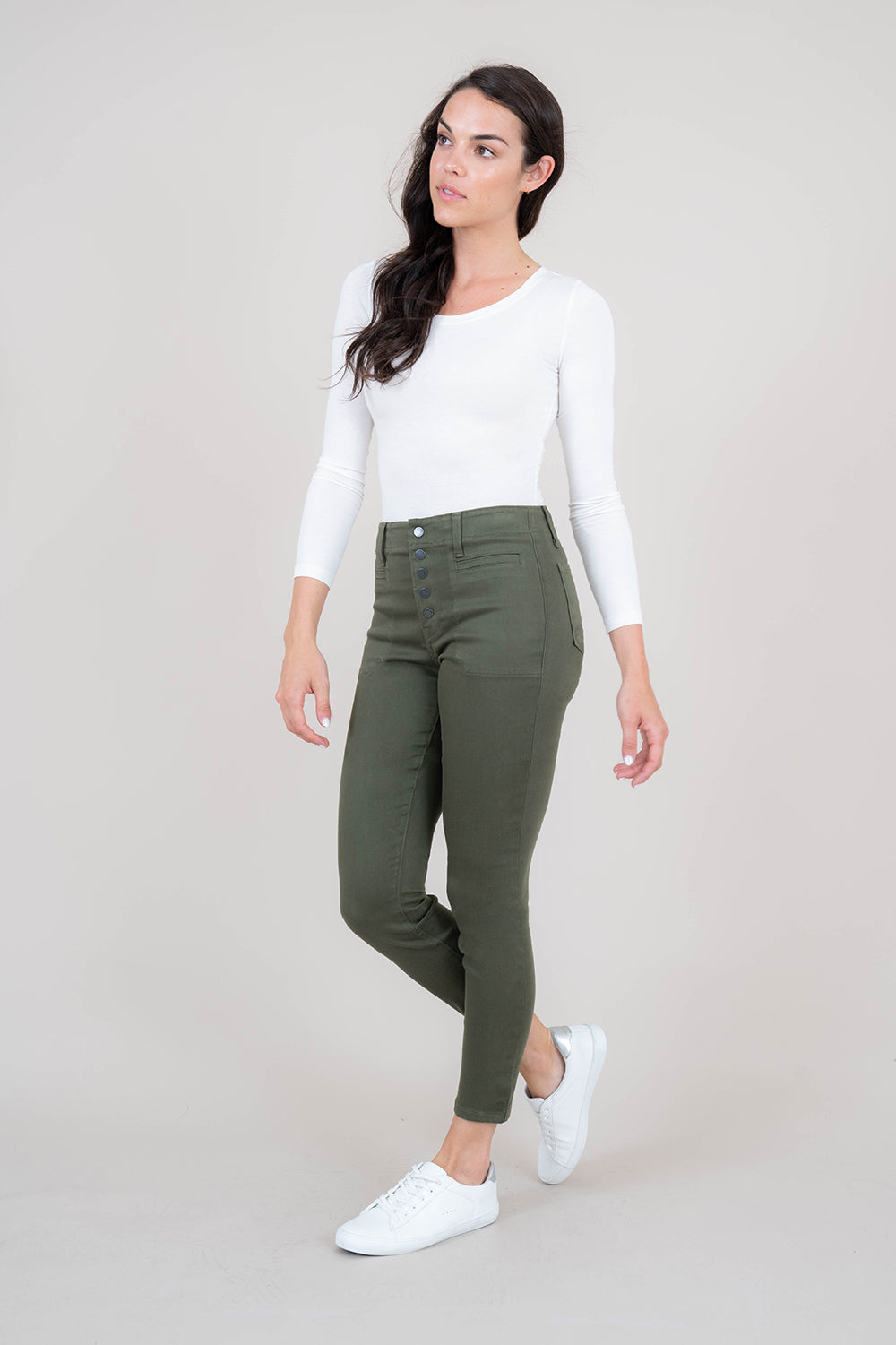 Petra Exposed Button Fly - level99jeans