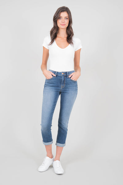 Lily Midrise Rolled Crop - level99jeans